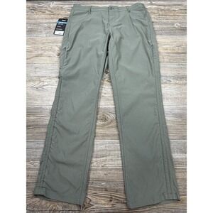 NEW  Kuhl Women's Trekr Pants W/Capri Conversion Olive Green 14P Hike Gorpcore